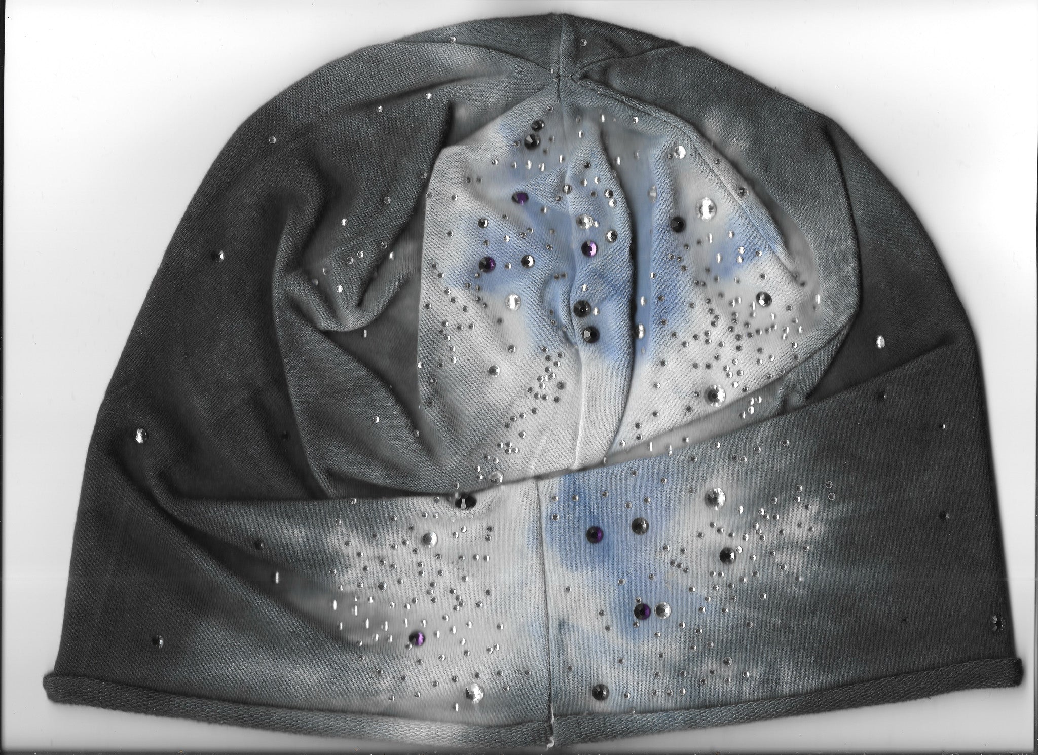 #17 Faded Rhinestone Beanie