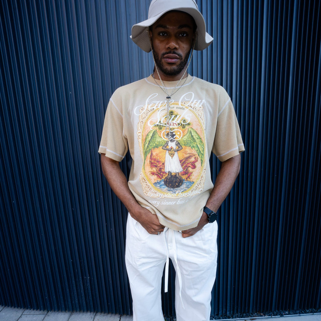 ANGEL WAFFLE TEE