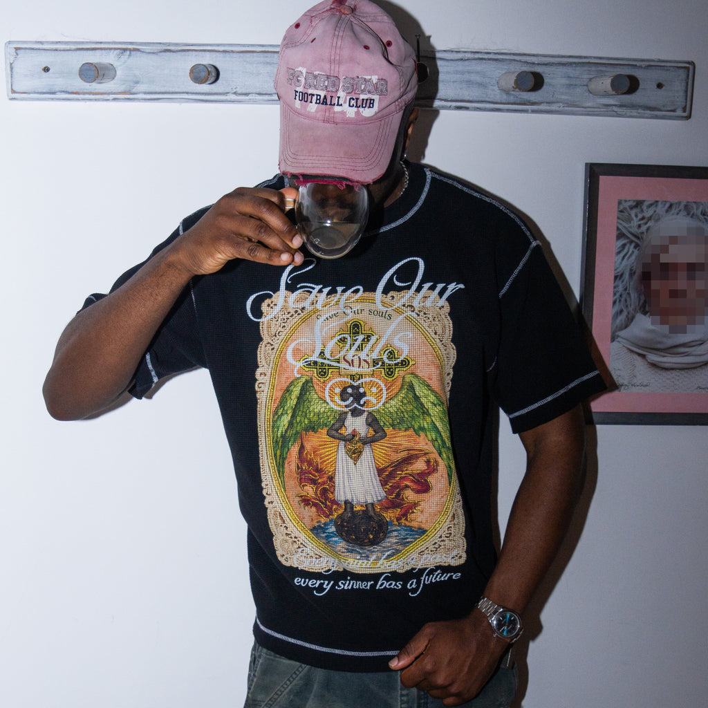 ANGEL WAFFLE TEE