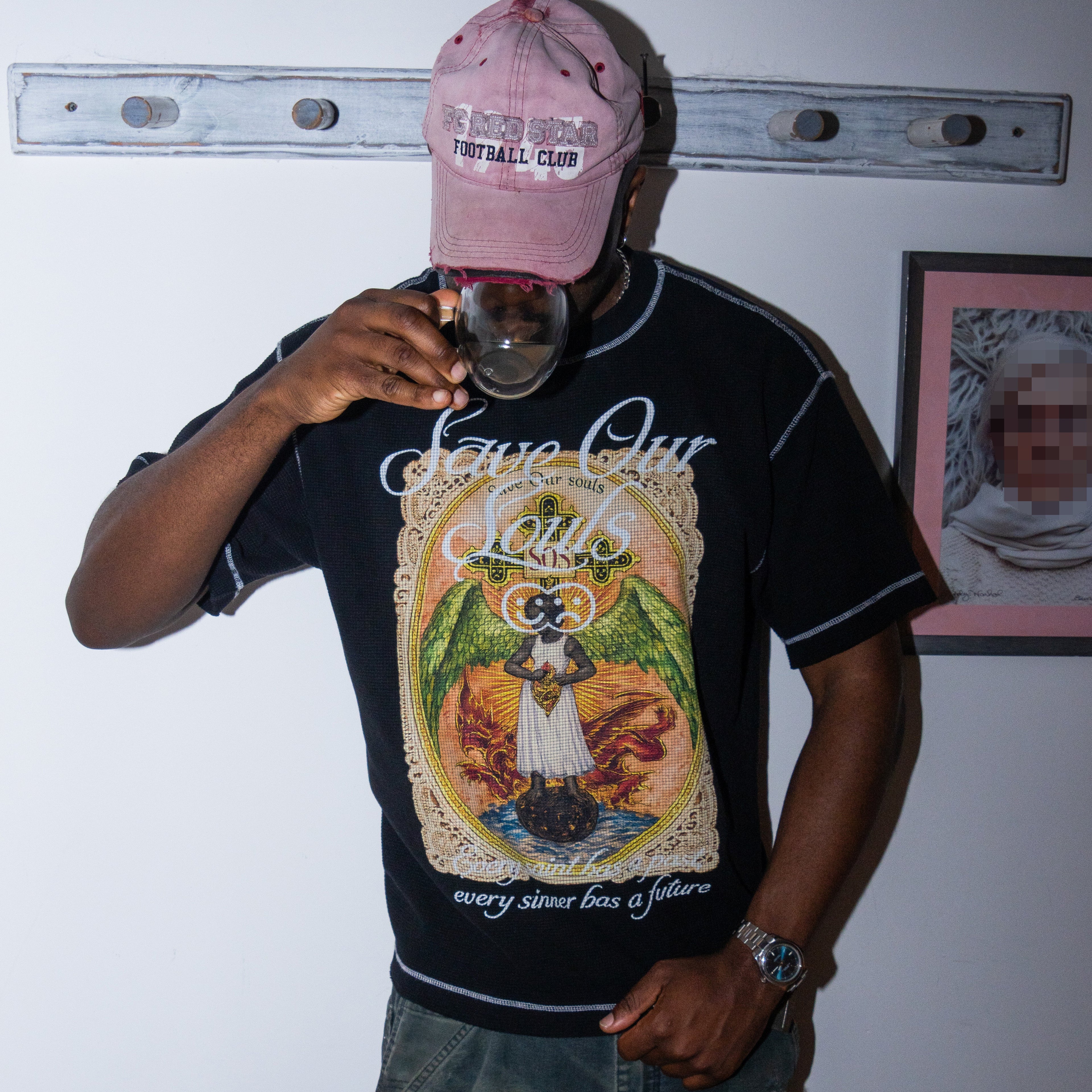 ANGEL WAFFLE TEE